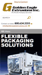 Mobile Screenshot of goldeneagleextrusions.com